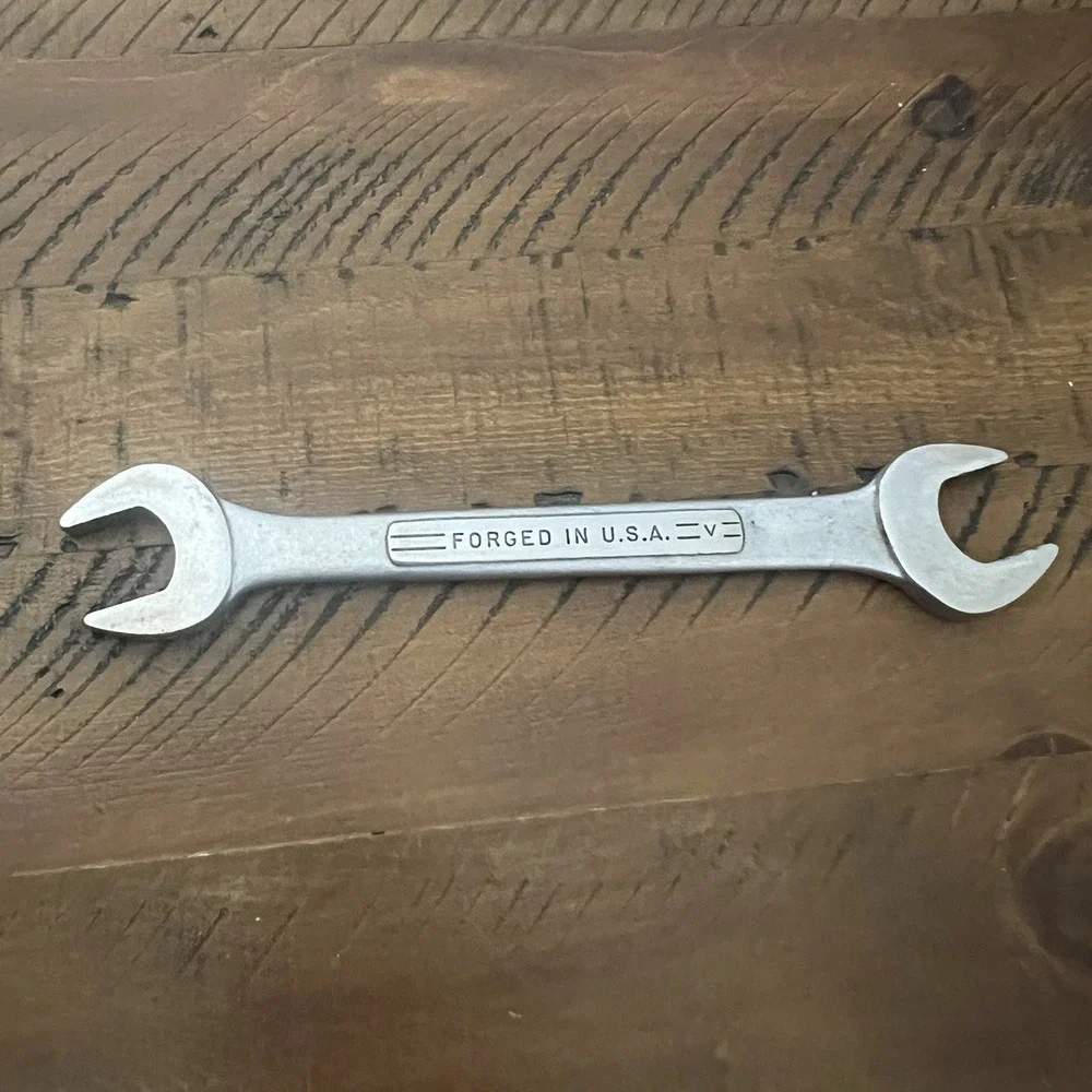 Vintage Craftsman 25/32 x 13/16 SAE Open End Wrench USA Forged V Series